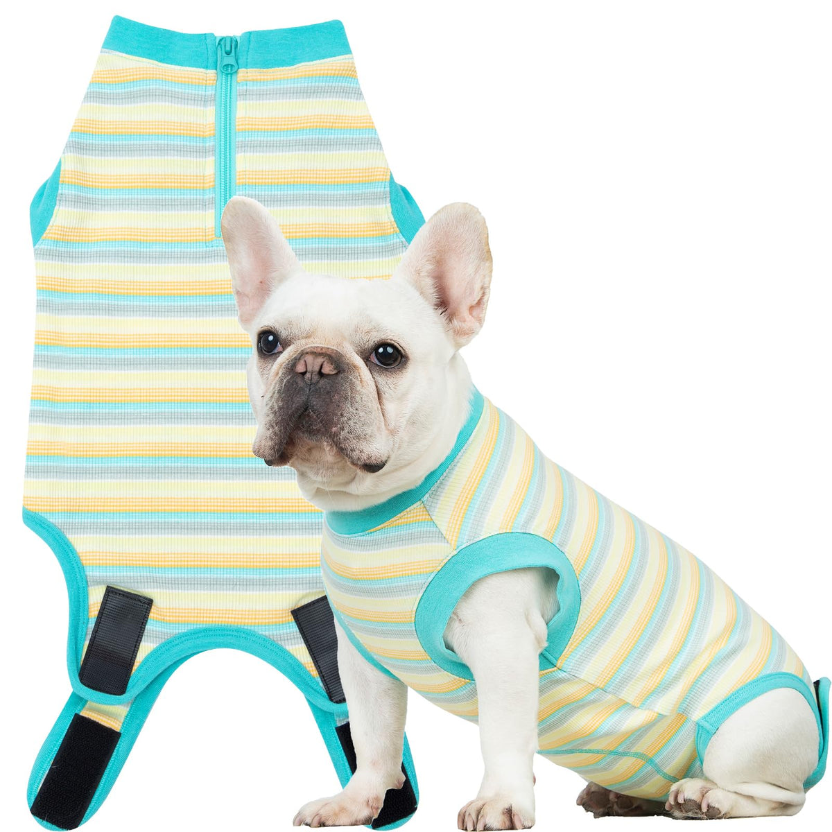 Wabdhaly recovery suit with cone-alternative zipper supports calm post-surgery healing and easy on-off