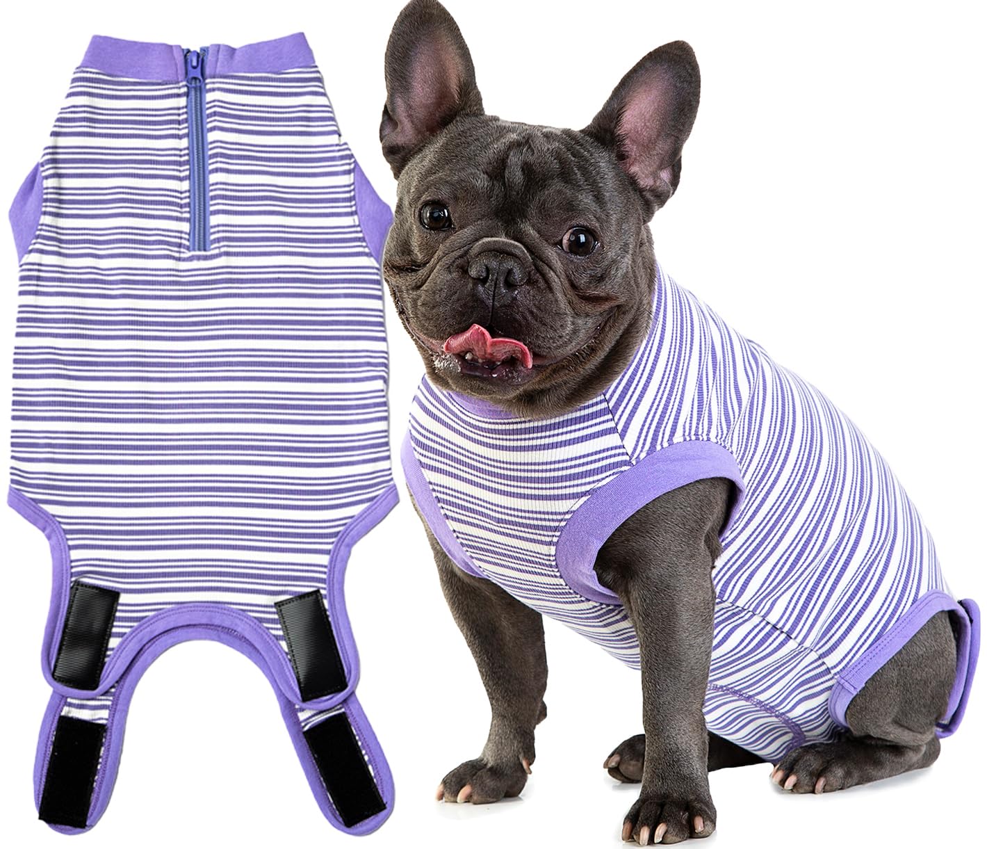 Wabdhaly recovery suit for dogs cone alternative offers cone-free healing and easy wear.