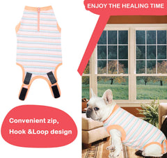 Wabdhaly recovery suit enables quick potty breaks without removing the garment