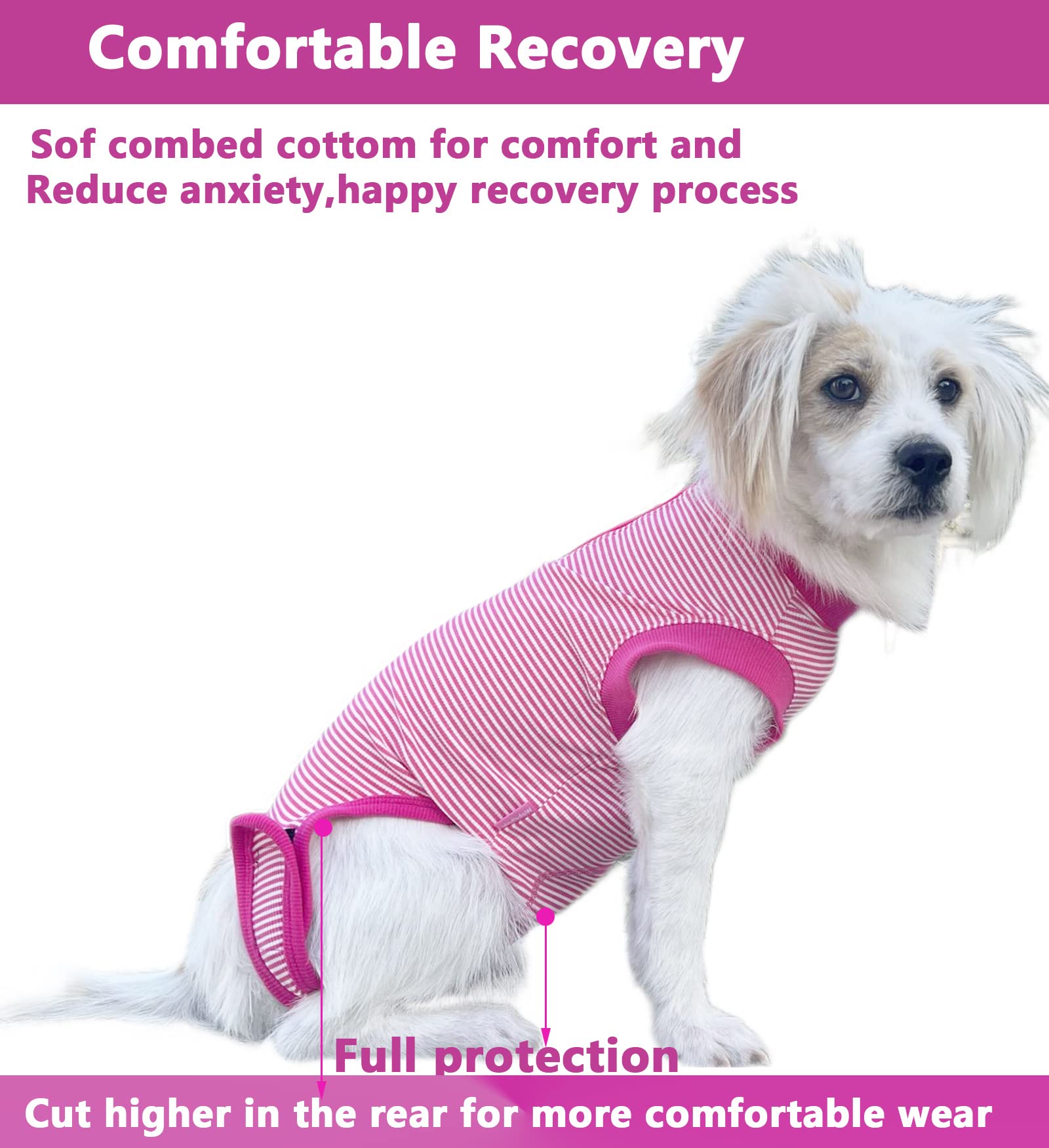 Wabdhaly recovery suit anti-licking sleeve reduces licking and scratching