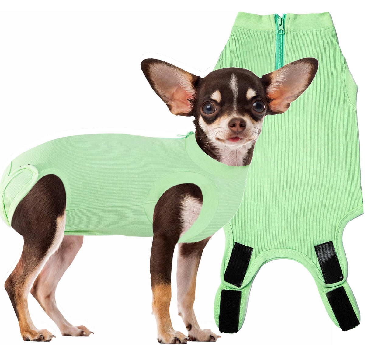 Wabdhaly recovery suit dogs back view promotes comfortable post-op recovery and mobility
