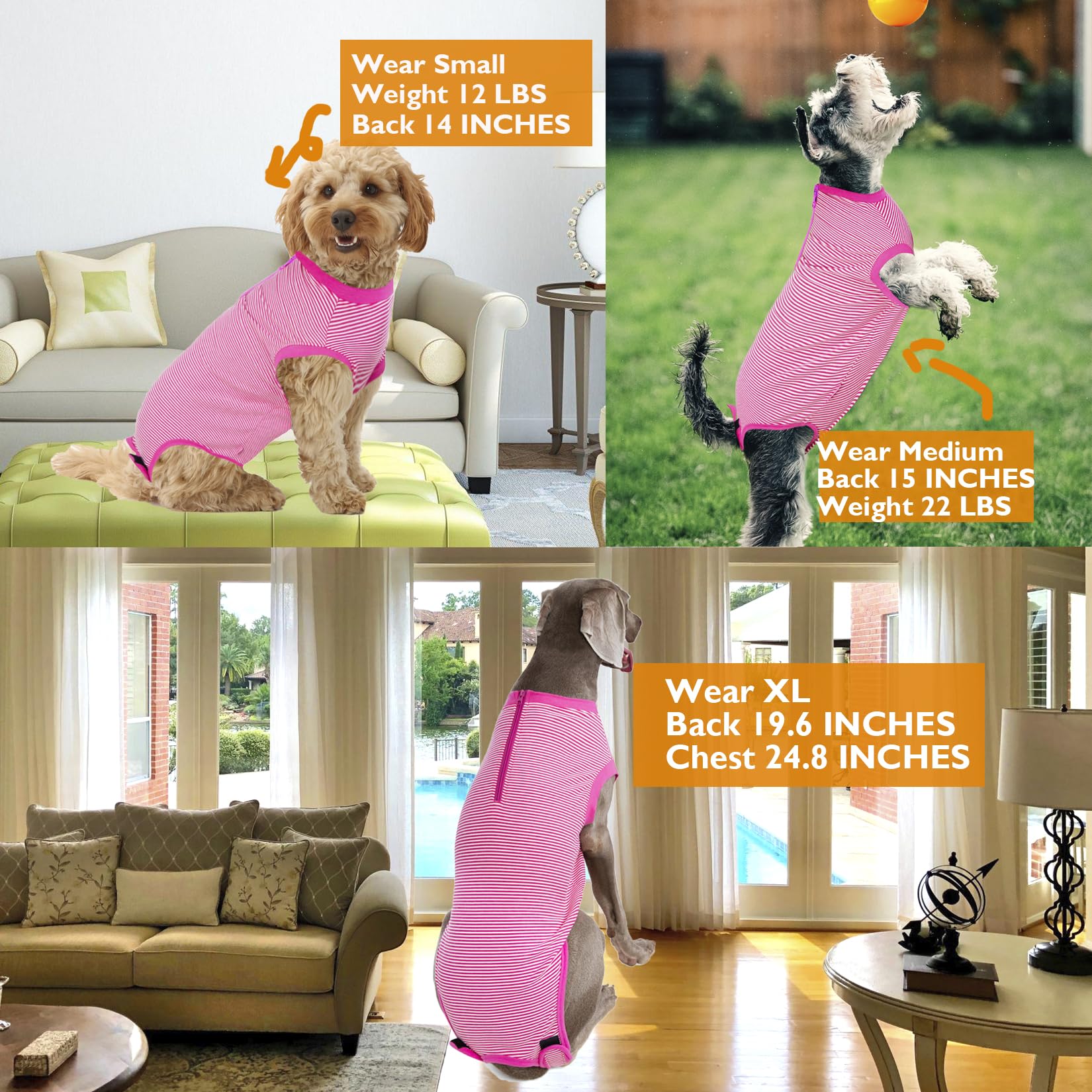 Wabdhaly dogs breathable fabric keeps skin comfortable during healing