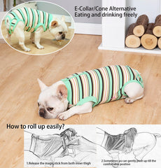 Wabdhaly recovery suit for dogs breathable material delivers soft, skin-friendly comfort.