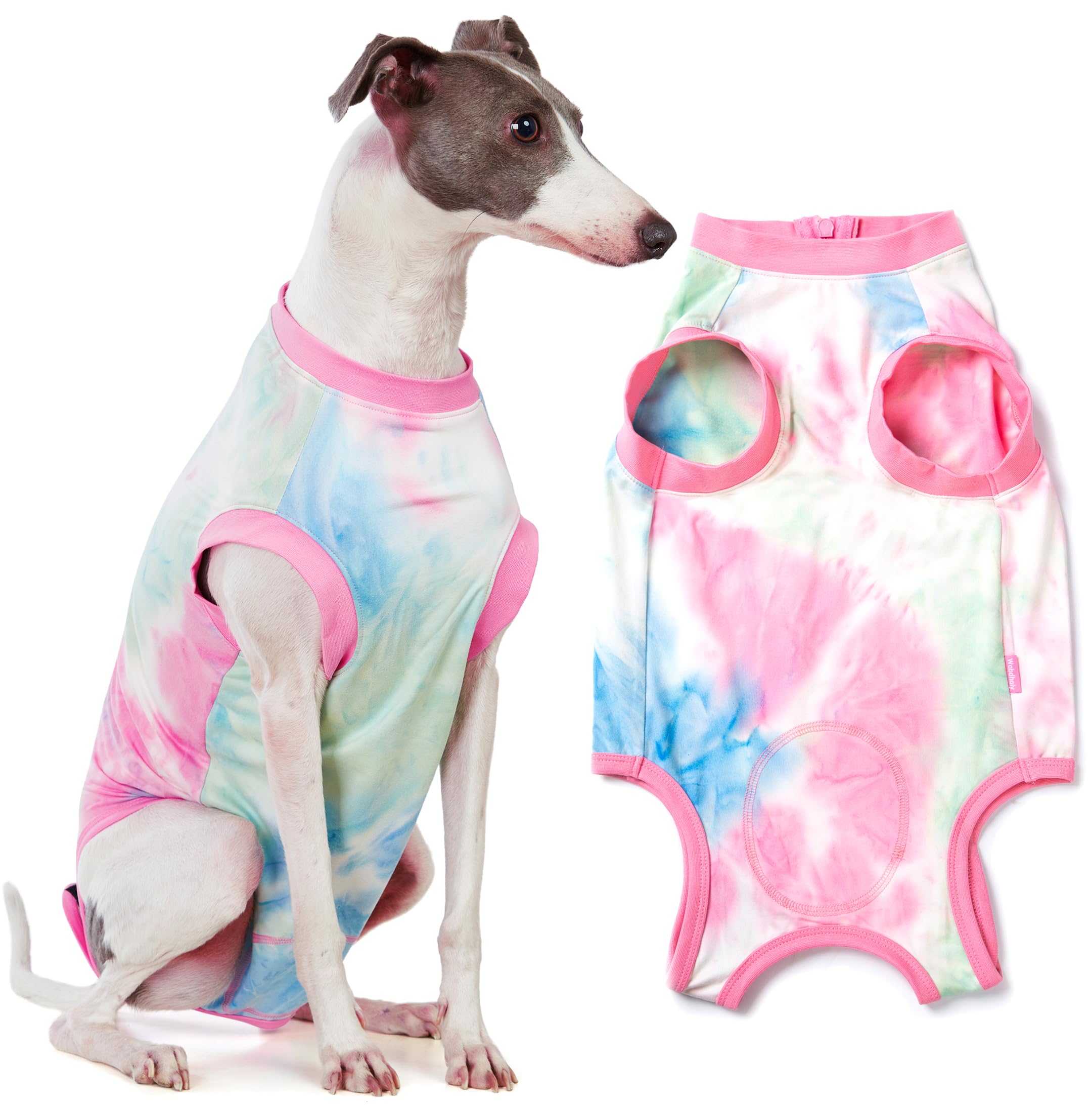 Wabdhaly recovery suit for dogs XS fits small breeds for post-surgery comfort.