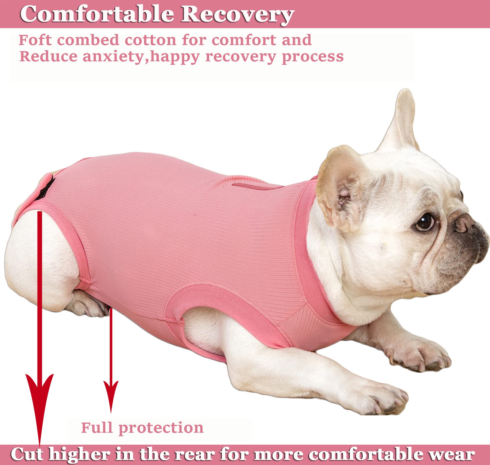Wabdhaly recovery suit fit guide back length with chest girth reference for sizing.