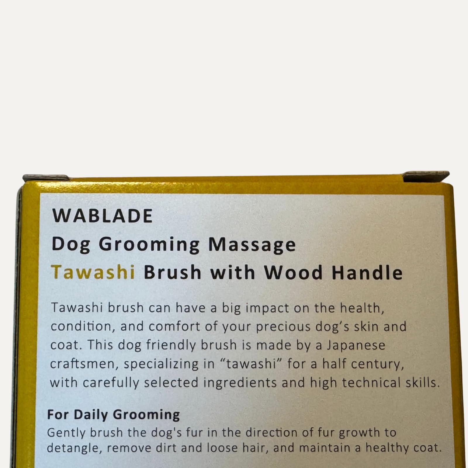 Wablade dog brush for puppies and elderly dogs with gentle care