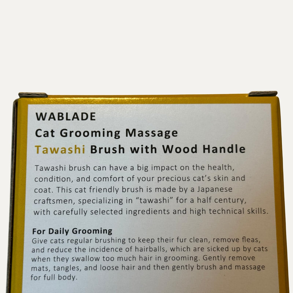 Wablade Relaxing Cat Grooming Brush gentle touch for sensitive-skin cats