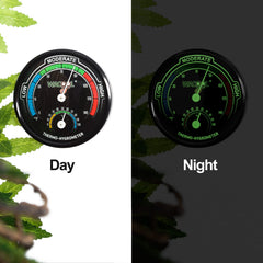 WACOOL stick-on mount keeps the thermometer secure on terrarium walls or lids.