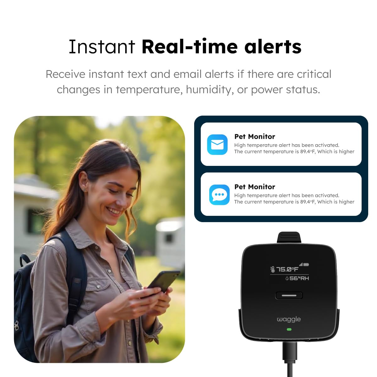 Waggle 4G multi-network SIM emphasizes reliable coverage across providers.