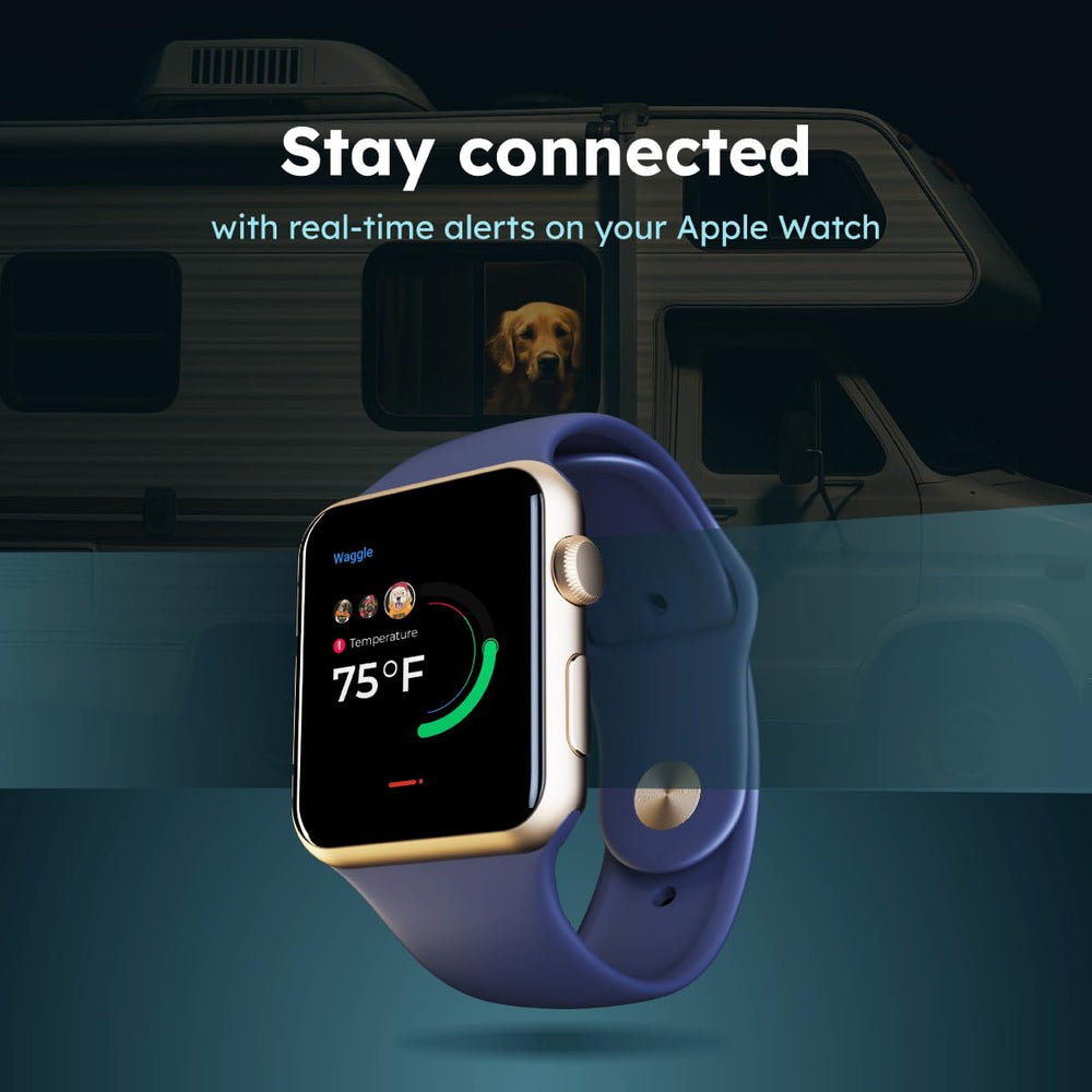 Waggle multi-network SIM ensures connectivity across carriers for peace of mind.