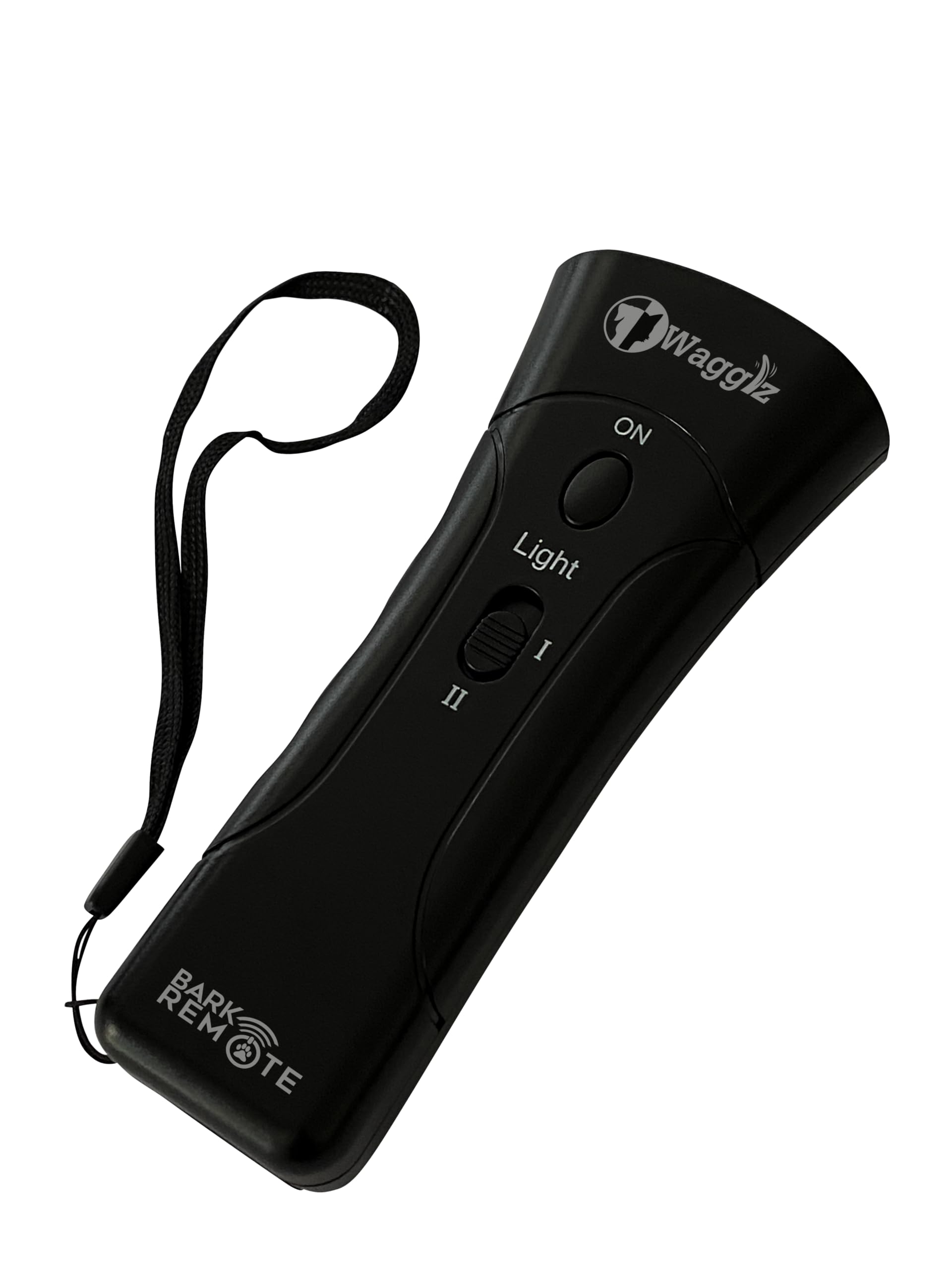 Wagglz Ultrasonic Bark Deterrent front view for indoor prevention of nuisance barking