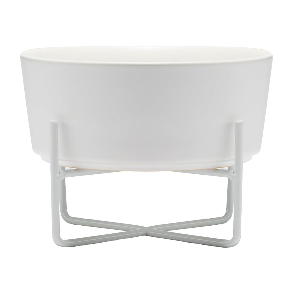 Waggo ceramic bowl close-up showing smooth stoneware ideal for daily cleaning.