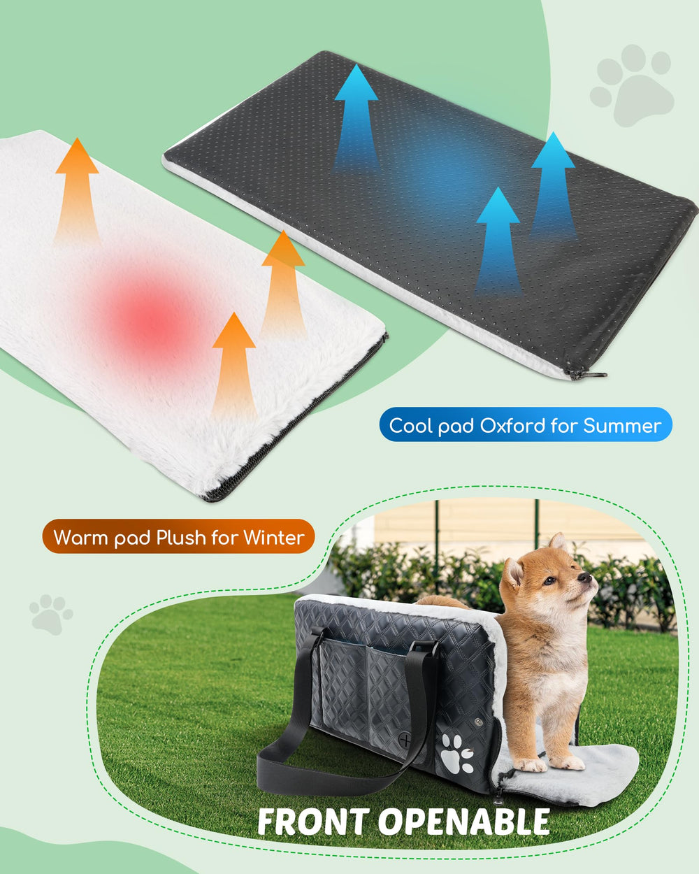 Wagjoy waterproof plaid cover protects seat and cleans easily.