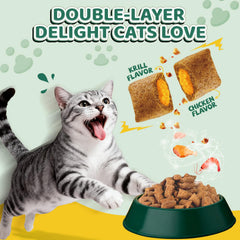Wagmee cat-chews natural-chicken-flavor appeals to picky eaters during routine administration