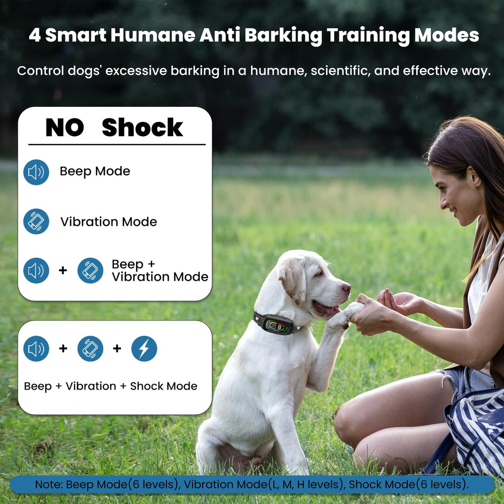 Wagnation bark collar adjustable strap shows versatile fit