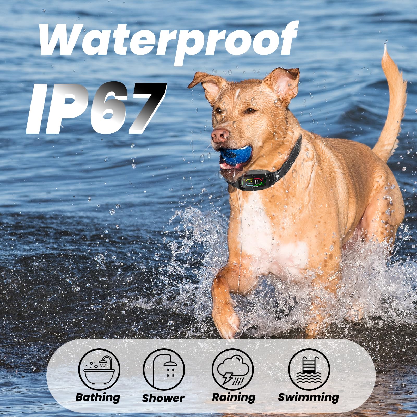 Wagnation bark collar battery life up to 15 days