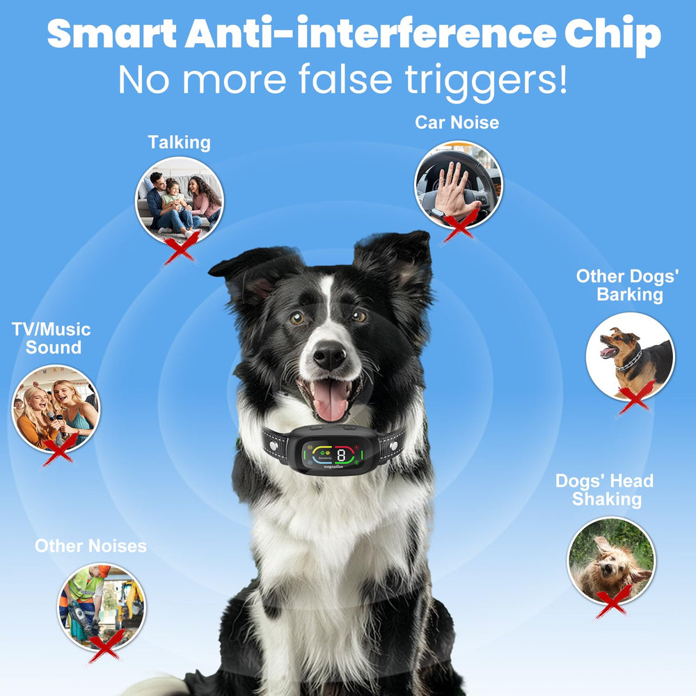 Wagnation bark collar waterproof nylon is weather ready