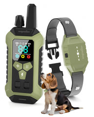 Wagnation dog shock collar with remote visible for versatile training control.
