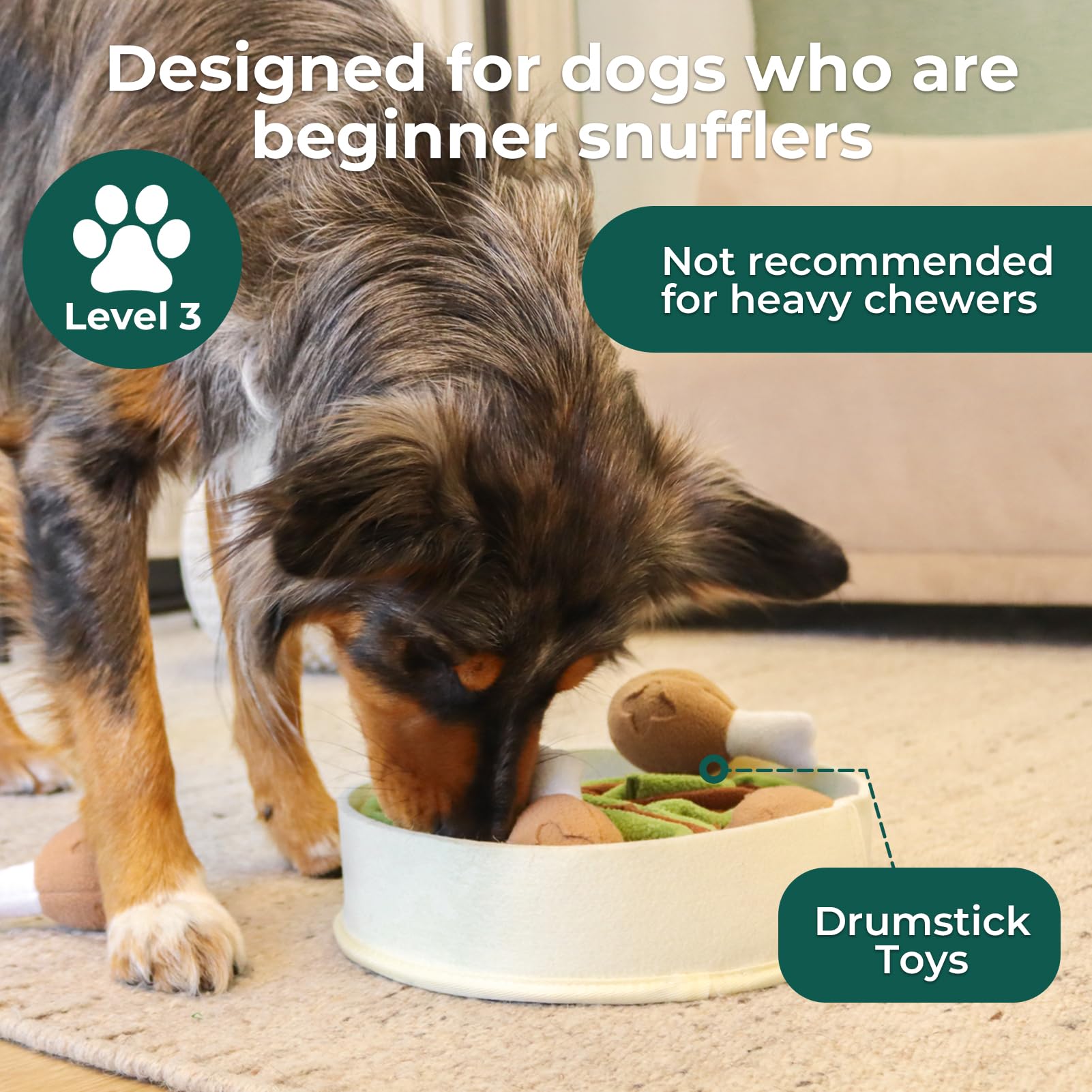 Wagorific recycled RPET dog toy crafted from ocean-bound materials