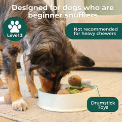 Wagorific recycled RPET dog toy crafted from ocean-bound materials