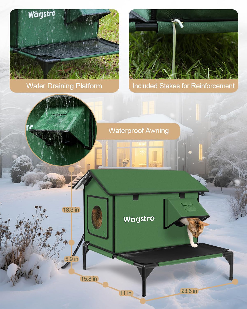 Wagstro exit-only door design provides controlled outdoor access for safety.