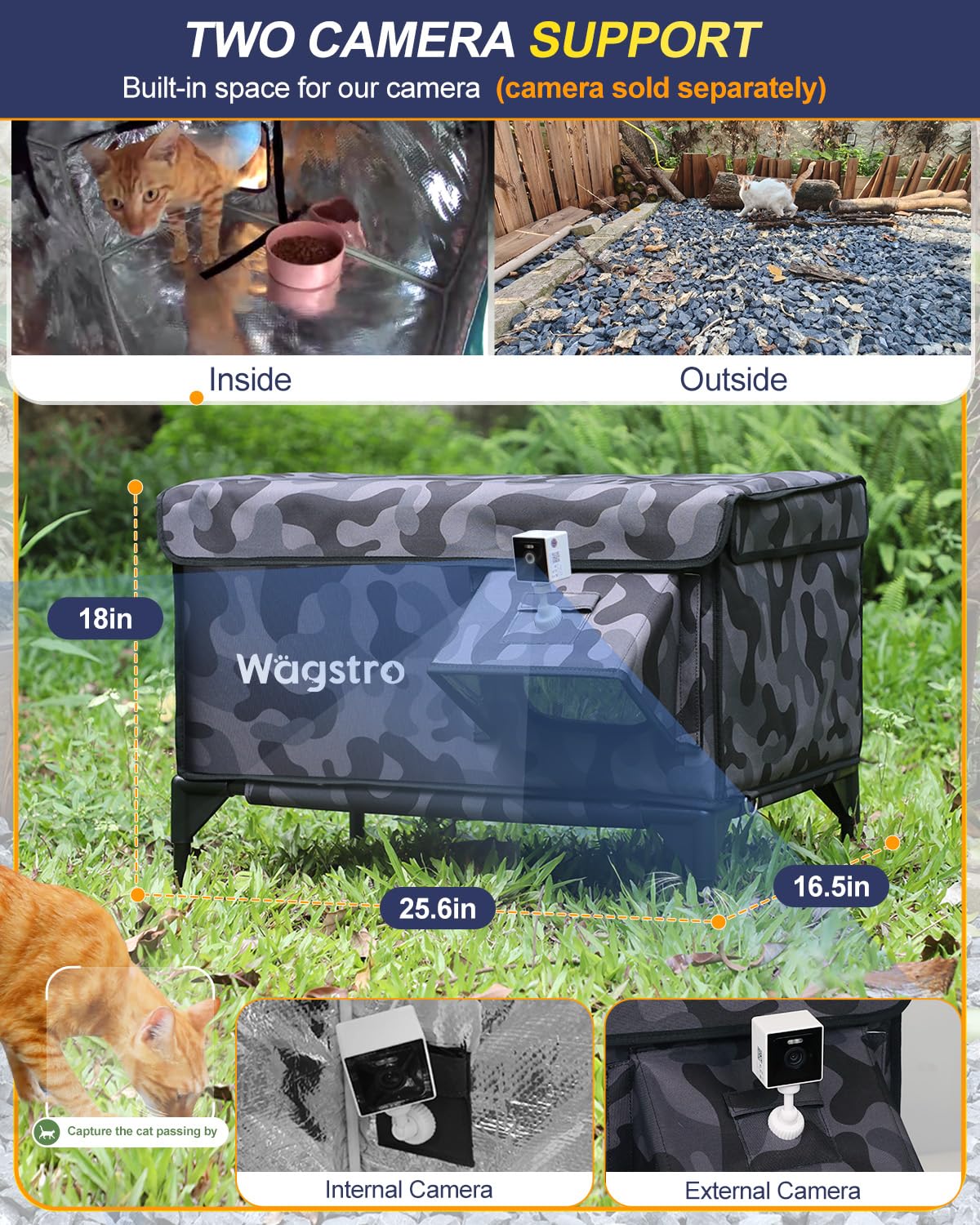 Wagstro fold-flat design shows easy setup and convenient storage.