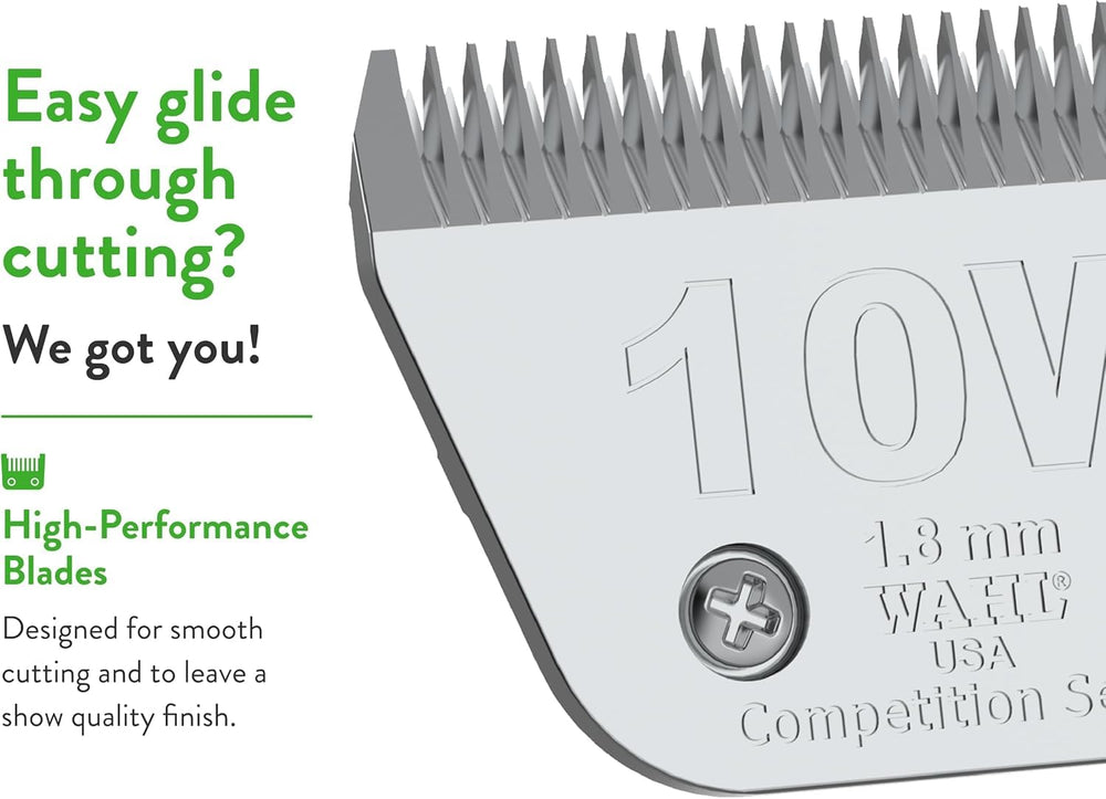 Wahl 2377-100 chrome finish closeup showing rust resistance.