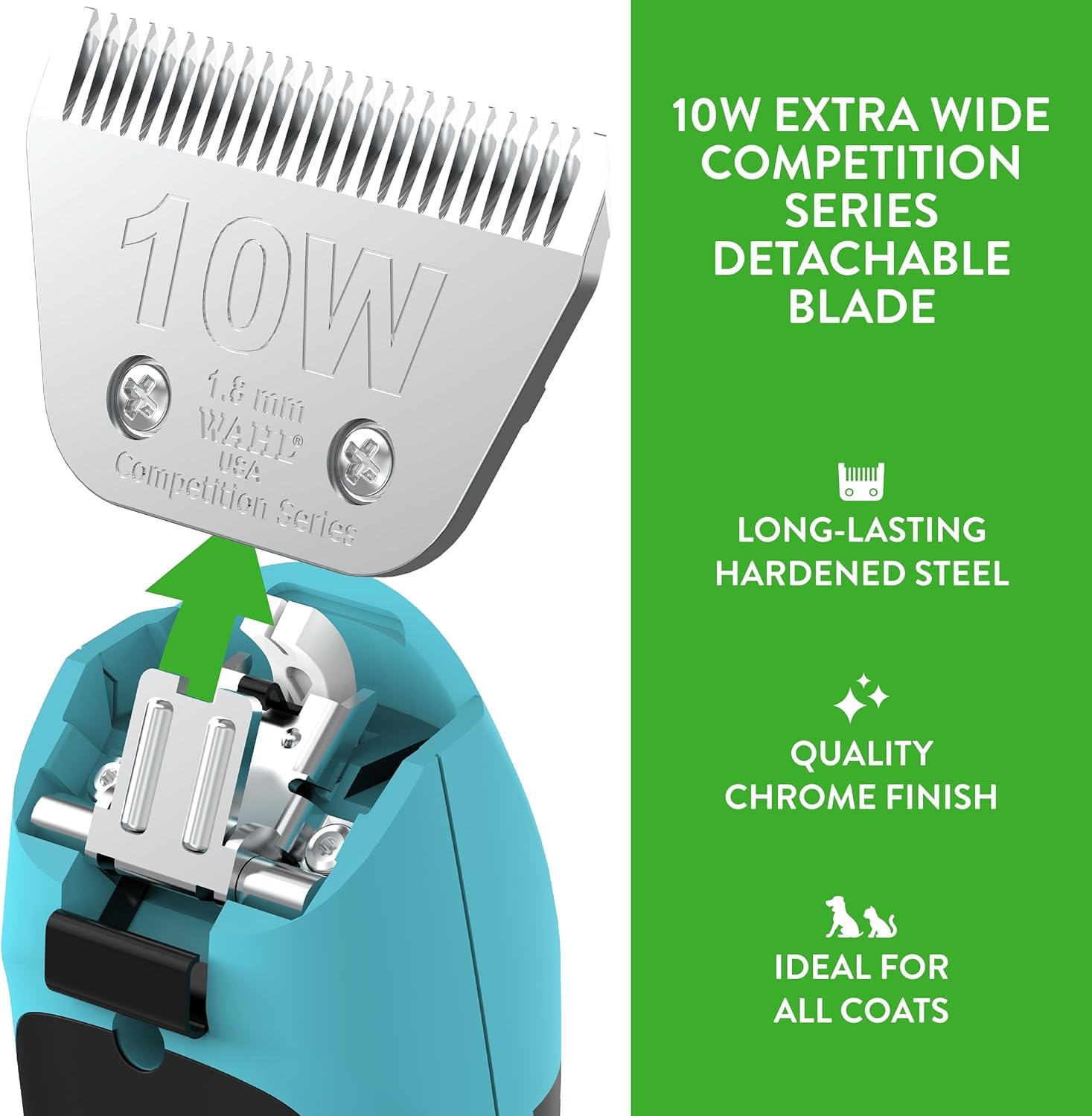 Wahl 2377-100 made-in-usa badge signaling quality.