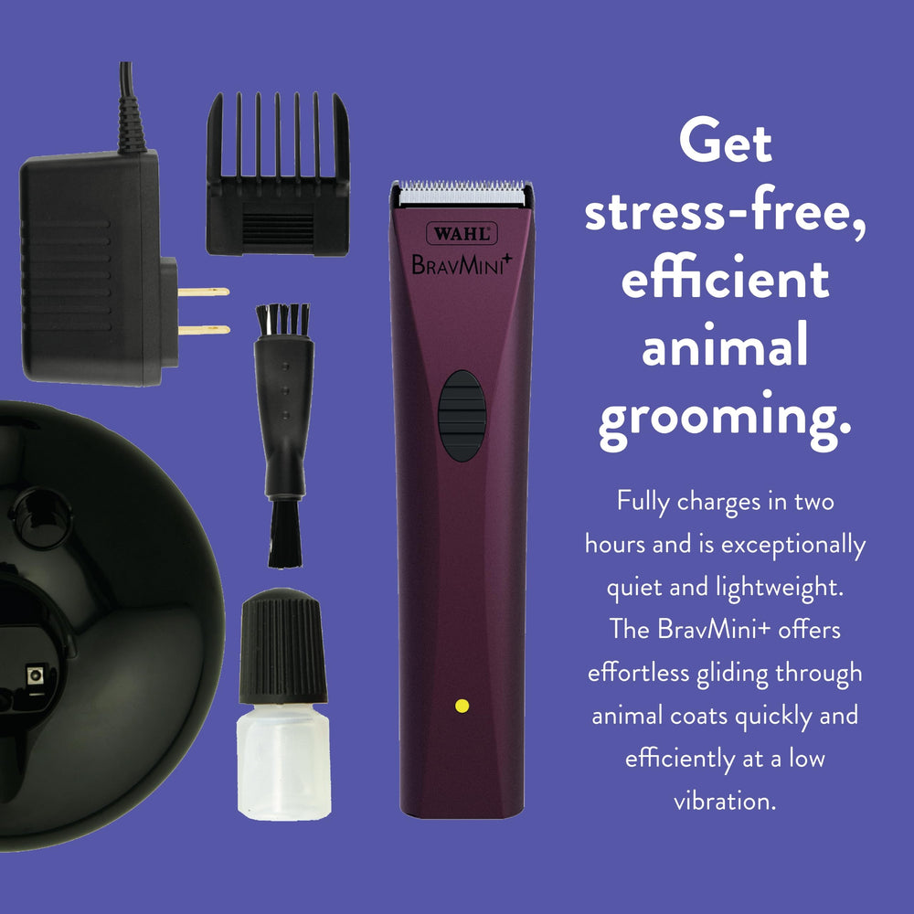 Wahl BravMini+ NiMH battery powering reliable cordless operation.