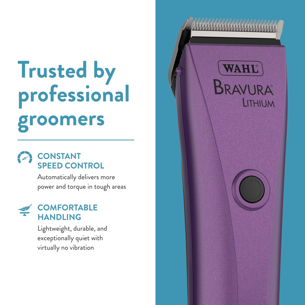 Wahl Bravura cleaning kit with brush and blade oil for maintenance