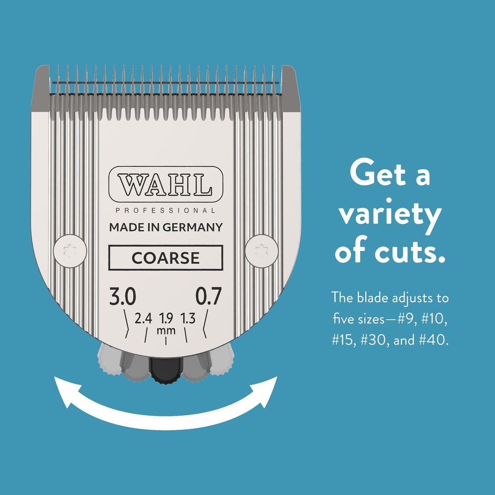WAHL horse grooming session with large animal blades for comfortable clipping