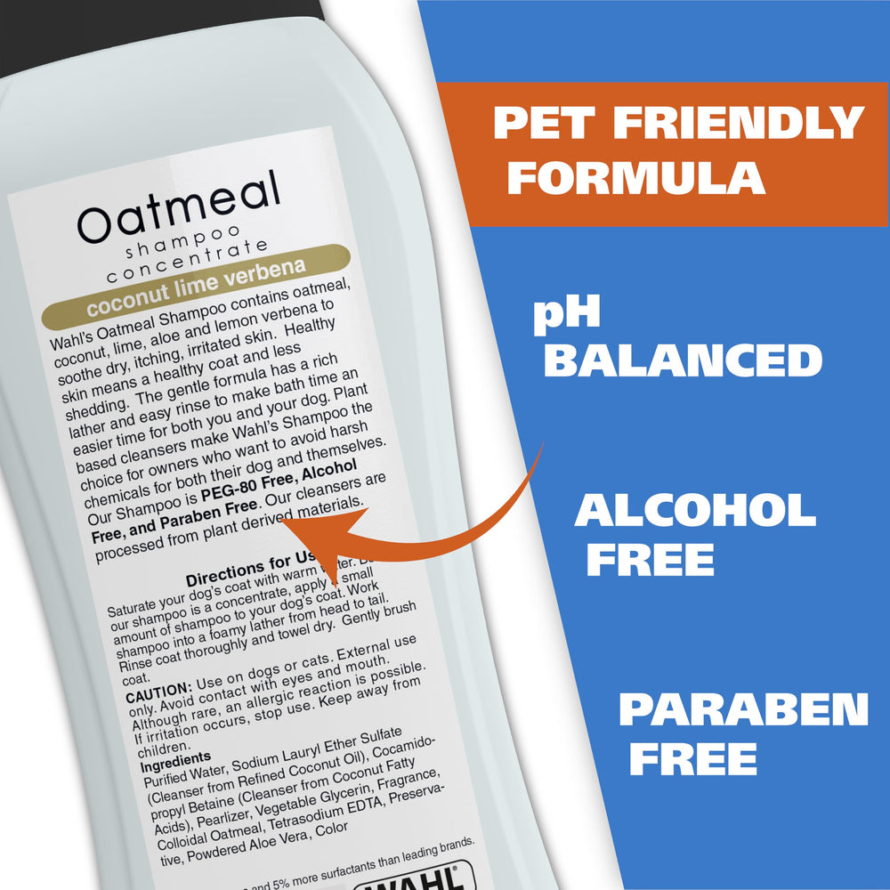Wahl pH-balanced badge promotes pet comfort