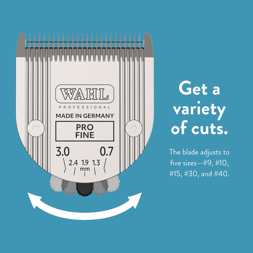 Wahl clipper design supports clipping dogs, cats, and horses comfortably.