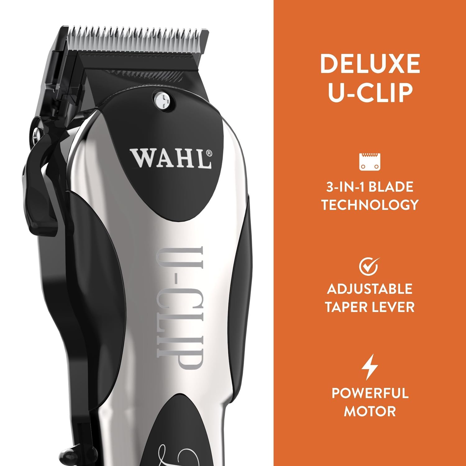 Wahl Pro Animal Deluxe U-Clip cut-length 8mm for full-body shaping.