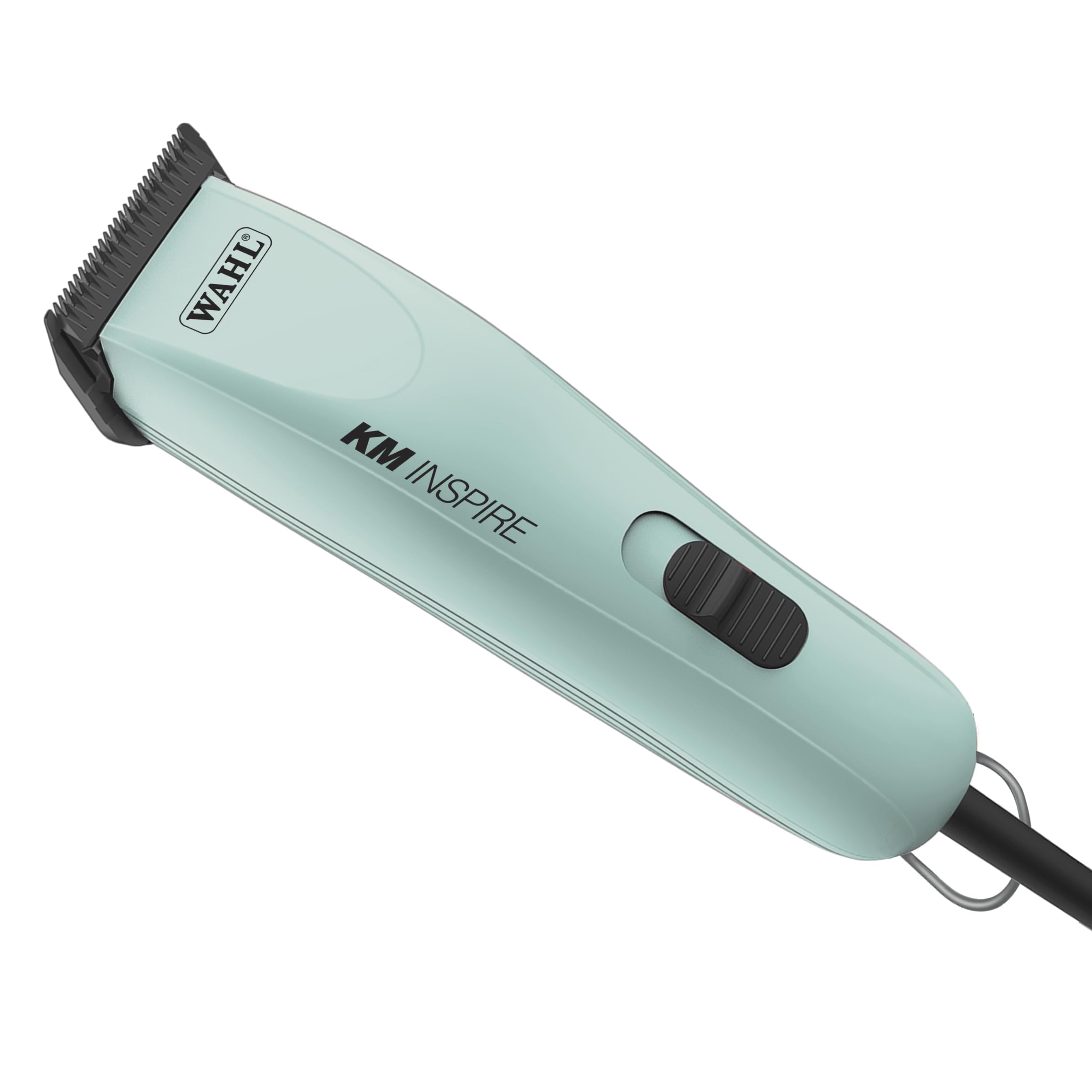 Wahl Pro Animal KM Inspire brushless motor close-up showing cooler operation.