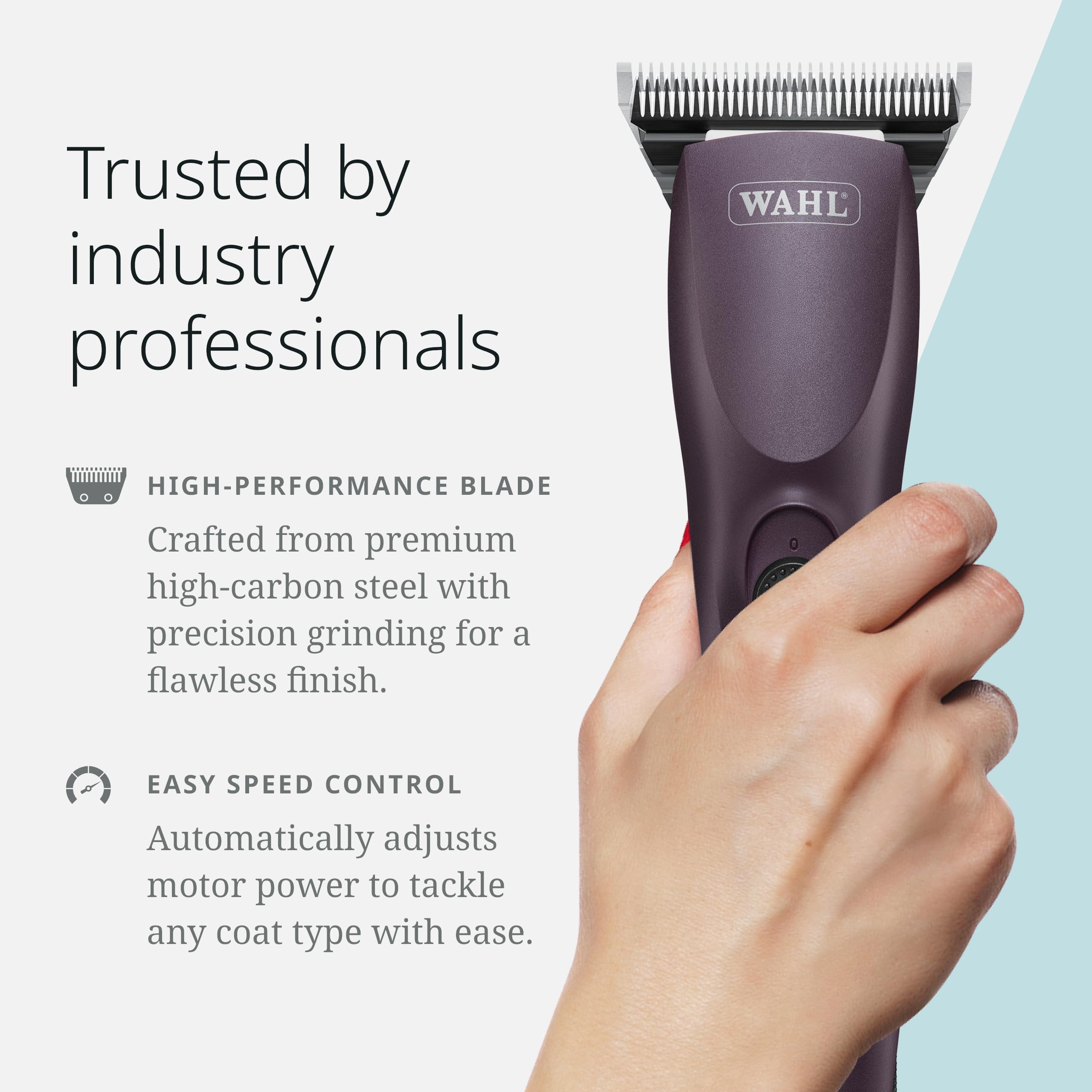 Wahl Pro Animal clipper designed for professional-grade equine grooming reliability
