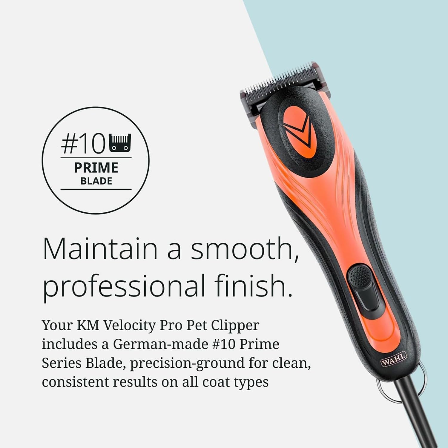 Wahl Pro Animal KM Velocity grooming a dog