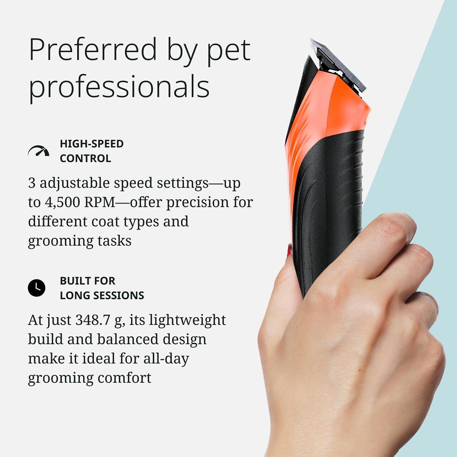 Wahl Pro Animal KM Velocity horse clipping in action