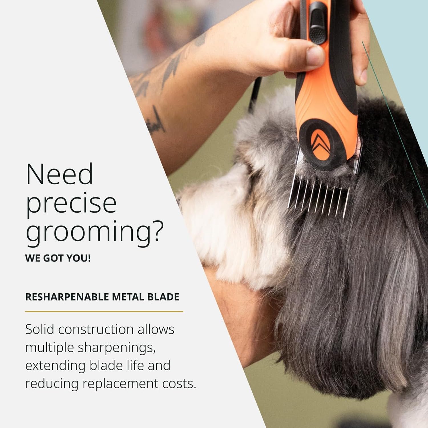 Wahl Pro Animal KM Velocity no-slip grip supports comfort