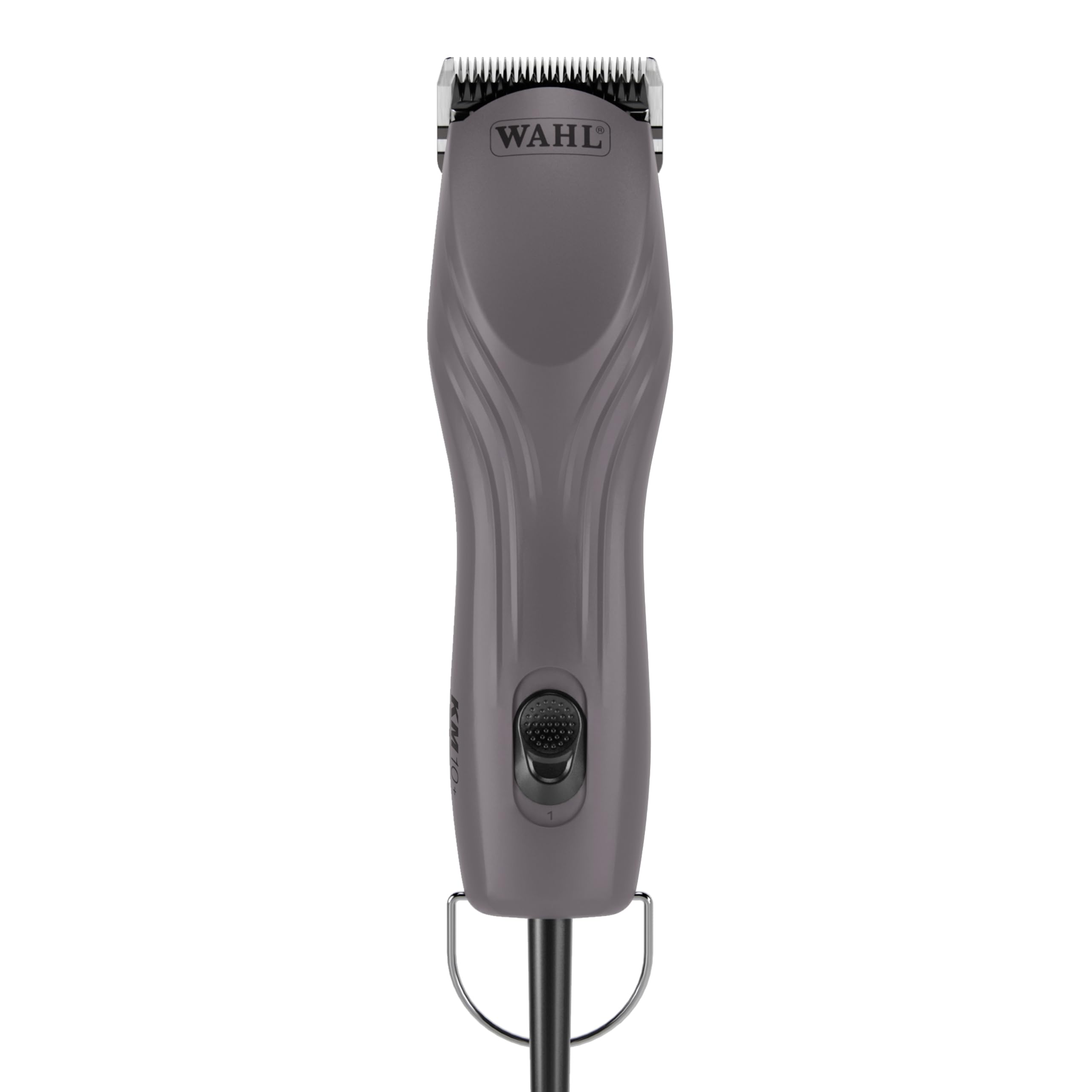Wahl Pro Animal KM10+ clipper front view for precise grooming control.