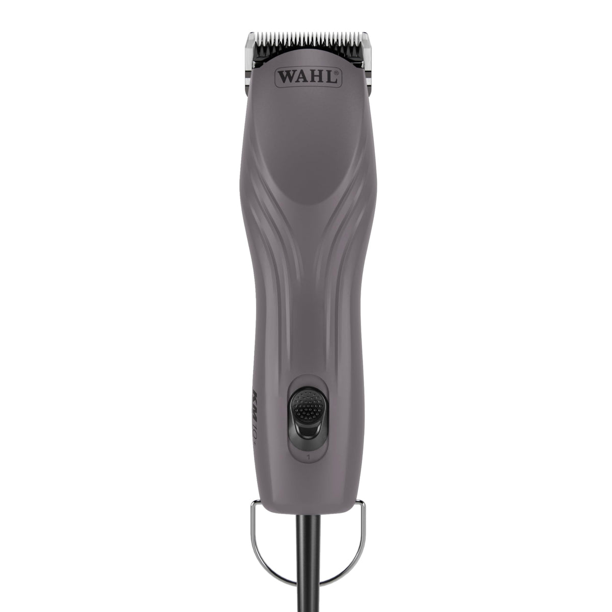 Wahl Pro Animal KM10+ clipper front view for precise grooming control.