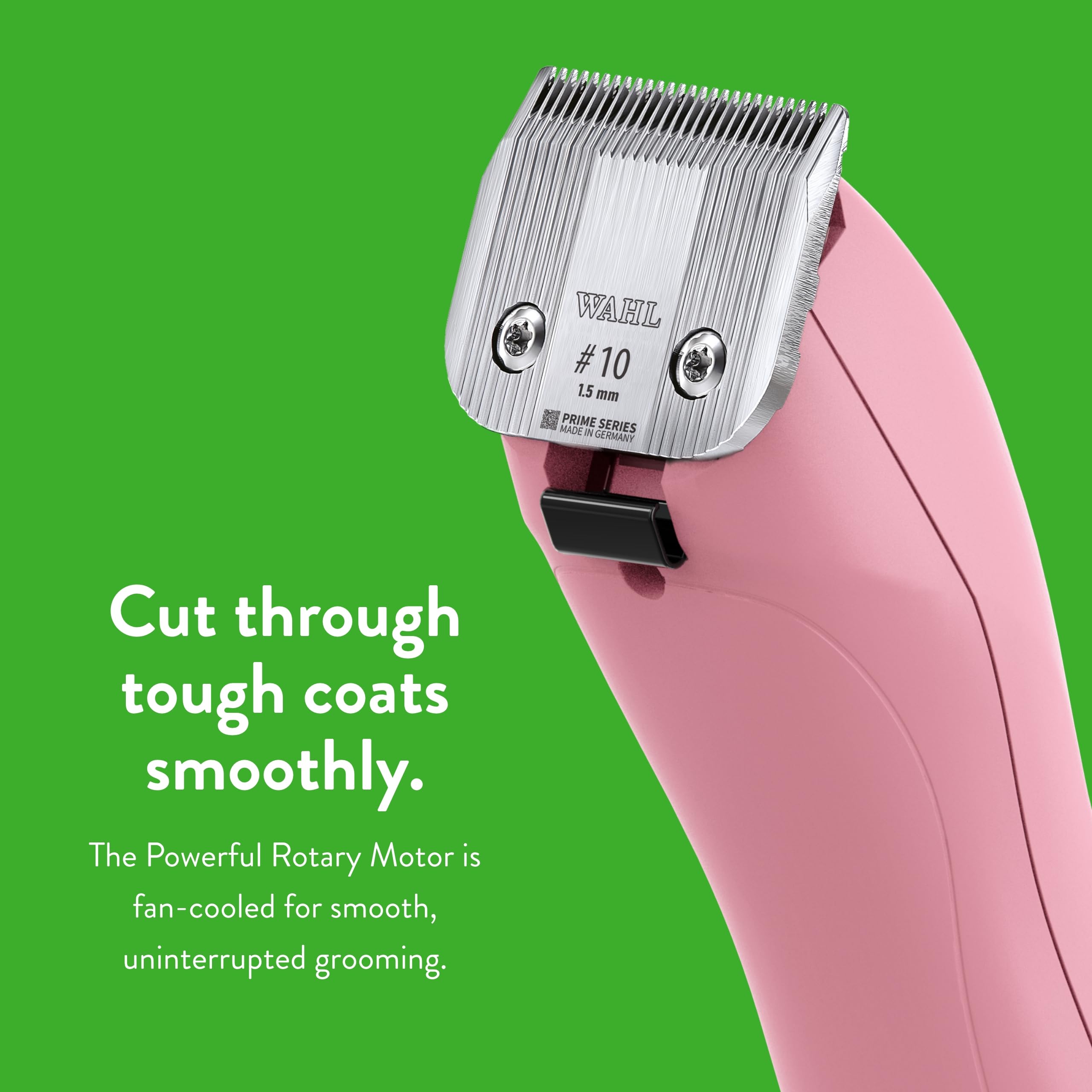 Wahl Pro Animal KM2+ 14-foot cord for flexible grooming.