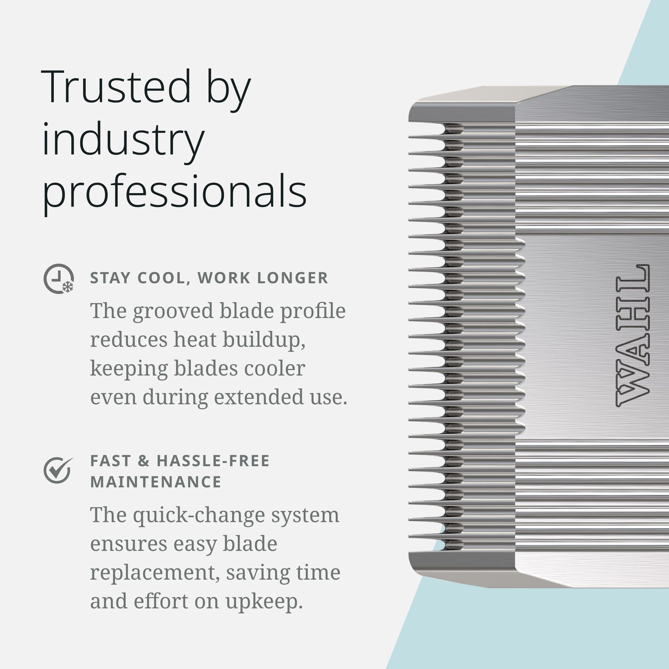 Wahl Pro Animal Prime Series Blades German-manufacture quality supports reliable grooming outcomes