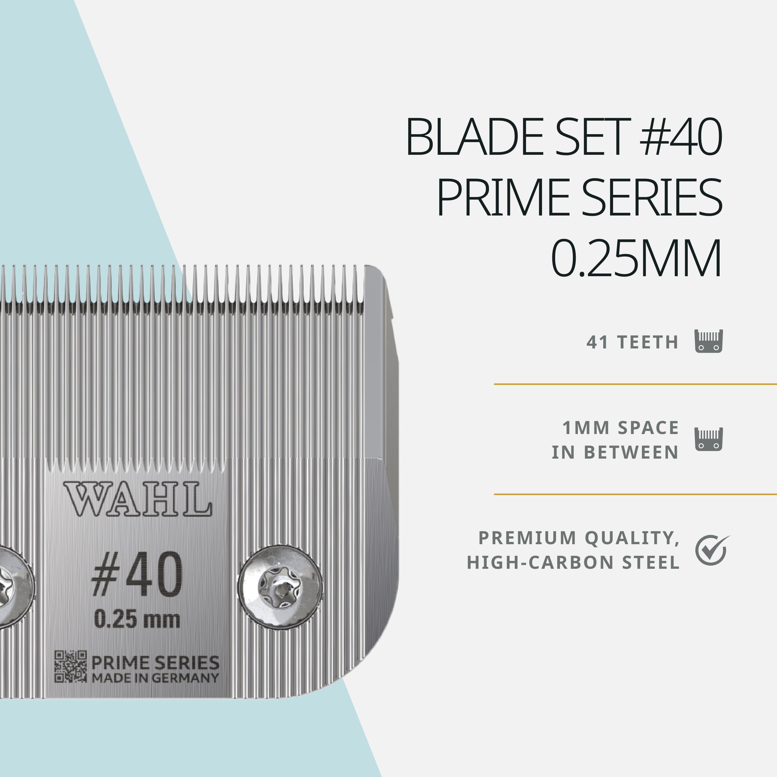 Wahl Prime blade quick-change system enables fast blade swaps