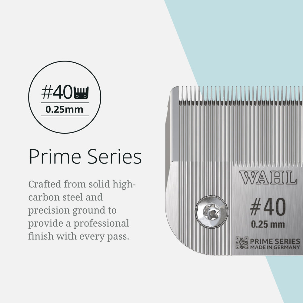 Germany-made Prime blades underscore Wahl's long-standing engineering for professionals