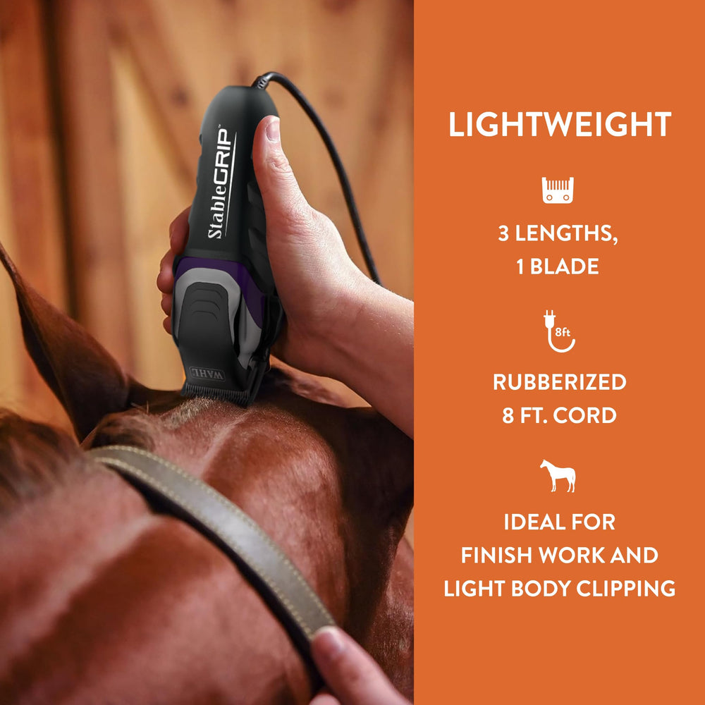 Wahl Pro Animal Stable Grip clipper with 8 ft cord for extended reach