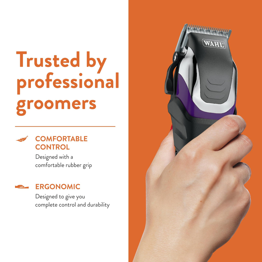 Wahl Pro Animal Stable Grip clipper in use on horse during grooming