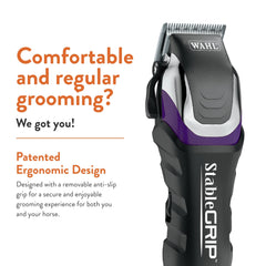 Wahl Pro Animal Stable Grip clipper length lever enables blade changes