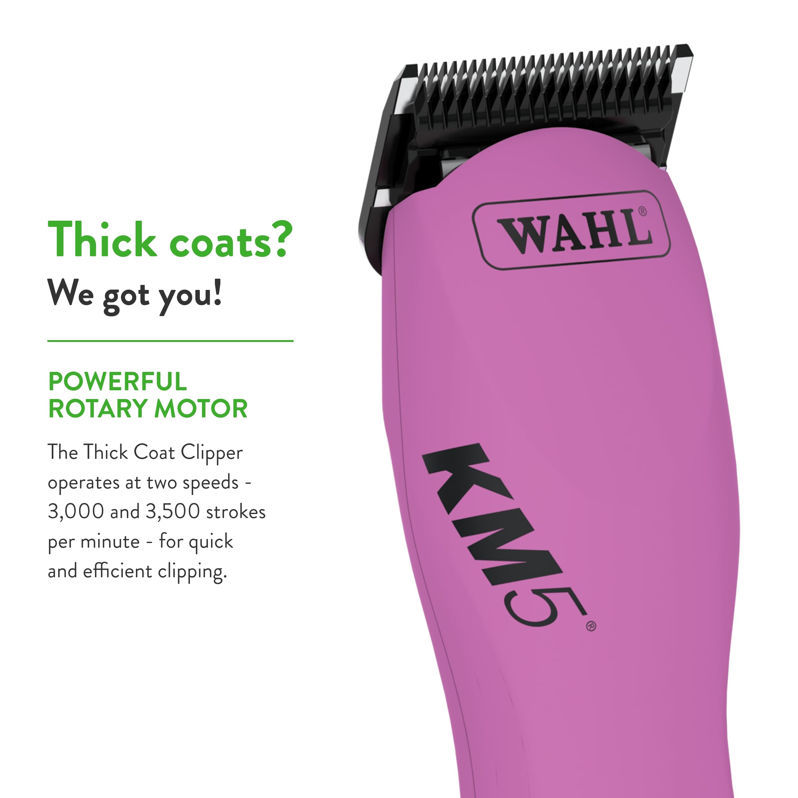 Wahl Pro Animal Ultimate 7F blade ready for fast clipping.