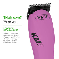 Wahl Pro Animal Ultimate 7F blade ready for fast clipping.